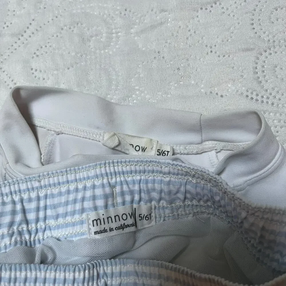Minnow Boardies Swim Shorts and Rash Guard Set Size 5/6